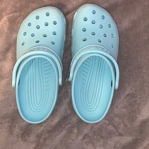 Turquoise Crocs